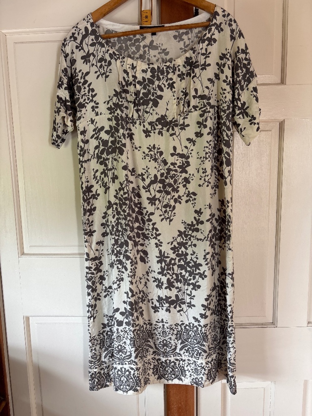 Maje silk floral shift dress